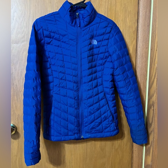 Women’s Blue The North Face Thermoball Jacket - Picture 1 of 6